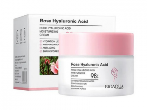 Crema Facial Noche Rosas y Acido Hialuronico