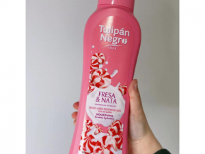 Gel Fresa y Nata Kiss Tulipán Negro